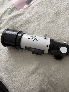 White and Black Telescope Optical Tube - Portable Astronomy Camera Accessory